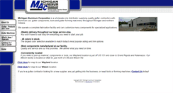 Desktop Screenshot of michiganaluminum.com